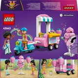 LEGO Friends Candyfloss-bod og scooter, Bygge legetøj Byggesæt, 6 År, Plast, 110 stk, 138 g