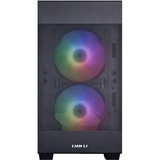 Lian Li LANCOOL 205M MESH BLACK, Towerkabinet Sort