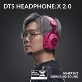 Logitech 981-001275, Gaming headset Magenta