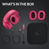 Logitech 981-001275, Gaming headset Magenta