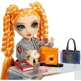 MGA Entertainment Rainbow High Sparkle & Shine Fashion Dolls- Clementine (Orange), Dukke Rainbow High Sparkle & Shine Fashion Dolls- Clementine (Orange), Mode dukke, Hunstik, 4 År, Dreng/Pige, 280 mm, Flerfarvet