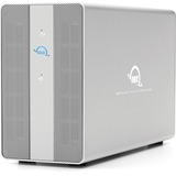 OWC Mercury Elite Pro Dual HDD/SSD kabinet Sølv 2.5/3.5", Drev kabinet Sølv, HDD/SSD kabinet, 2.5/3.5", SATA, 10 Gbit/sek., USB-tilslutning, Sølv