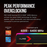 PNY MD64GK2D5600030XRGB, Hukommelse Sort