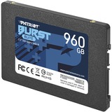 Patriot Burst Elite 2.5" 960 GB Serial ATA III, Solid state-drev Sort, 960 GB, 2.5", 450 MB/s, 6 Gbit/sek.