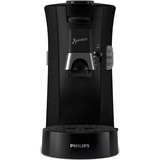 Philips Kaffepudemaskine med Intensity Plus Memo-funktion, Padmaschine Sort, Pude kaffemaskine, 0,9 L, Kaffekapsel, 1450 W, Sort