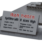 Revell Iron Maiden Spitfire MK.II Aces High - Brick System, Bygge legetøj 