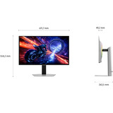SAMSUNG G60SF computerskærm 68,6 cm (27") 2560 x 1440 pixel Quad HD OLED Sølv, Gaming Skærm Sølv, 68,6 cm (27"), 2560 x 1440 pixel, Quad HD, OLED, 0,03 ms, Sølv
