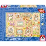 Schmidt Spiele Adelige katte i blomsterpragt, Puslespil 