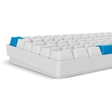 Sharkoon SKILLER SGK50 S2 PBT, Gaming-tastatur Hvid, DE-layout, Gateron G Pro 3.0 Yellow