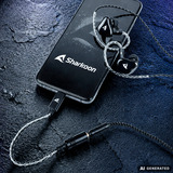 Sharkoon Stealthbite IEM, Hovedtelefoner Sort