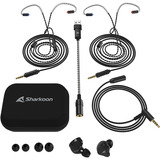 Sharkoon Stealthbite IEM, Hovedtelefoner Sort