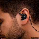 Sharkoon Stealthbite IEM, Hovedtelefoner Sort