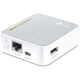 TP-Link TL-MR3020 trådløs router Hurtigt ethernet Enkelt band (2,4 GHz) 4G Sølv, Hvid grå/Hvid, Wi-Fi 4 (802.11n), Enkelt band (2,4 GHz), Ethernet LAN, 3G, Sølv, Hvid, Bordplade router, Detail