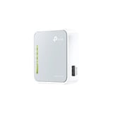 TP-Link TL-MR3020 trådløs router Hurtigt ethernet Enkelt band (2,4 GHz) 4G Sølv, Hvid grå/Hvid, Wi-Fi 4 (802.11n), Enkelt band (2,4 GHz), Ethernet LAN, 3G, Sølv, Hvid, Bordplade router, Detail