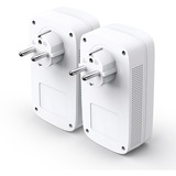 TP-Link TL-PA8033P KIT Power Line netværksadapter 1300 Mbit/s Ethernet LAN Hvid 2 stk, PowerLAN 1300 Mbit/s, IEEE 1901, IEEE 802.3, IEEE 802.3ab, IEEE 802.3u, Type E / F, Gigabit Ethernet, 10,100,1000 Mbit/s, HomePlug AV2