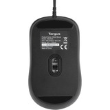Targus AMU30EUZ mus Ambidextrous USB Type-A Optisk 1000 dpi Sort, Ambidextrous, Optisk, USB Type-A, 1000 dpi, Sort