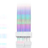 Thermaltake Mod ARGB Snow Cable 24Pin, Kabelstyring Hvid