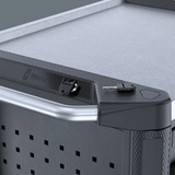 Wera 9706 Tool Rebel Værkstedsvogn Stainless 2, med udstyr, Værktøj Rulleborde værktøjsvogn Sort/Sølv