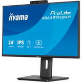 iiyama ProLite XB2497HSNH-B1, LED-skærm Sort (mat), 60,5 cm (23.8"), 1920 x 1080 pixel, Fuld HD, Sort