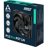 ARCTIC P12 Pro PST LN, Sag fan Sort