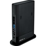 ASUS RT-AX59U trådløs router Gigabit Ethernet Dual-band (2,4 GHz / 5 GHz) Sort, Mesh router Wi-Fi 6E (802.11ax), Dual-band (2,4 GHz / 5 GHz), Ethernet LAN, Sort, Bordplade router