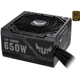 ASUS TUF-GAMING-650B enhed til strømforsyning 650 W 20+4 pin ATX ATX Sort, PC strømforsyning Sort, 650 W, 100 - 240 V, 25 A, 130 W, 612 W, 130 W