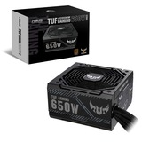 ASUS TUF-GAMING-650B enhed til strømforsyning 650 W 20+4 pin ATX ATX Sort, PC strømforsyning Sort, 650 W, 100 - 240 V, 25 A, 130 W, 612 W, 130 W