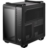 ASUS TUF Gaming GT502 Midi Tower Sort, Towerkabinet Sort, Midi Tower, PC, Sort, ATX, micro ATX, Mini-ITX, Spil, 16,3 cm