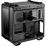ASUS TUF Gaming GT502 Midi Tower Sort, Towerkabinet Sort, Midi Tower, PC, Sort, ATX, micro ATX, Mini-ITX, Spil, 16,3 cm