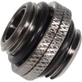 Alphacool ES dobbeltnippel stikbar G1/4 udv. til G1/4 udv. drejelig Sort