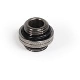 Alphacool ES dobbeltnippel stikbar G1/4 udv. til G1/4 udv. drejelig Sort
