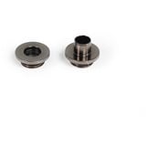 Alphacool ES dobbeltnippel stikbar G1/4 udv. til G1/4 udv. drejelig, Connector Sort