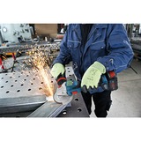 Bosch GWS 18V-15 SC vinkelsliber 12,5 cm 9800 rpm 1,3 kg Blå/Sort, 9800 rpm, 12,5 cm, Batteri, 8 At, 1,3 kg, Børsteløs motor