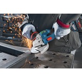 Bosch GWS 18V-15 SC vinkelsliber 12,5 cm 9800 rpm 1,3 kg Blå/Sort, 9800 rpm, 12,5 cm, Batteri, 8 At, 1,3 kg, Børsteløs motor