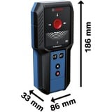 Bosch Lokaliseringsenhed GMS 120-27 Professional, Trackings-apperat Blå/Sort