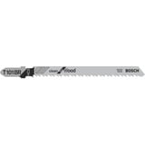 Bosch T 101 BR Stiksavklinger High Carbon Steel (HCS) 3 stk Stiksavklinger, Spånplade, Fiberbræt, Panel, Blødt træ, High Carbon Steel (HCS), Sort, Rustfrit stål, 2,5 mm, 3 cm