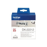 Brother DK-22212 etiketbånd Sort på hvid, Tape Sort på hvid, DK, Hvid, Direkte termisk, Kina, 5 År