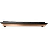 CHERRY DW 9100 SLIM tastatur Mus inkluderet Universel RF trådløs + Bluetooth QWERTY US engelsk Sort, Desktop sæt Sort/Bronze, EU-layout (antal), SX teknologi, Trådløs, RF trådløs + Bluetooth, QWERTY, Sort, Mus inkluderet