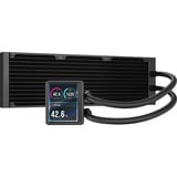 Corsair NAUTILUS II 360 RS LCD Flydende CPU-køler, Vandkøling Sort