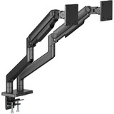 Digitus Dobbelt skærmholder, 2x 45", 2x 20 kg, Skærmbeslag Sort