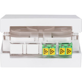 Digitus FTTH kabinet med 2 x LC/APC DX koblinger med shutter, Boliger Hvid
