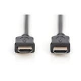Digitus HDMI High Speed tilslutningskabel, med Ethernet, Full HD 1080i/p Sort