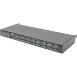 Digitus Modulært KVM-switch 16-port VGA opgraderingssæt, KVM-switchen Sort