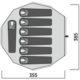 Easy Camp Vaulen Tipi, til 7 personer, Telt Brown