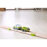 HABA Kullerbü - Terrængående bil med trailer, Spil køretøj antracit/Hvid