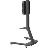 HAGOR BrackIT Rotate 165,1 cm (65") Sort Gulv, Mount Sort, Fritstående, 45 kg, 116,8 cm (46"), 165,1 cm (65"), 400 x 400 mm, Sort