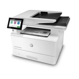 HP LaserJet Enterprise MFP M430f, Multifunktionsprinter grå/Sort, Laser, Monoprint, 1200 x 1200 dpi, Monokopiering, A4, Hvid
