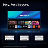 Hisense 43E7S Hi-QLED-tv, QLED TV Sort