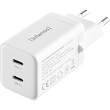 Intenso Power Adapter W40CC GaN, Oplader Hvid