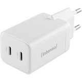 Intenso Power Adapter W40CC GaN, Oplader Hvid